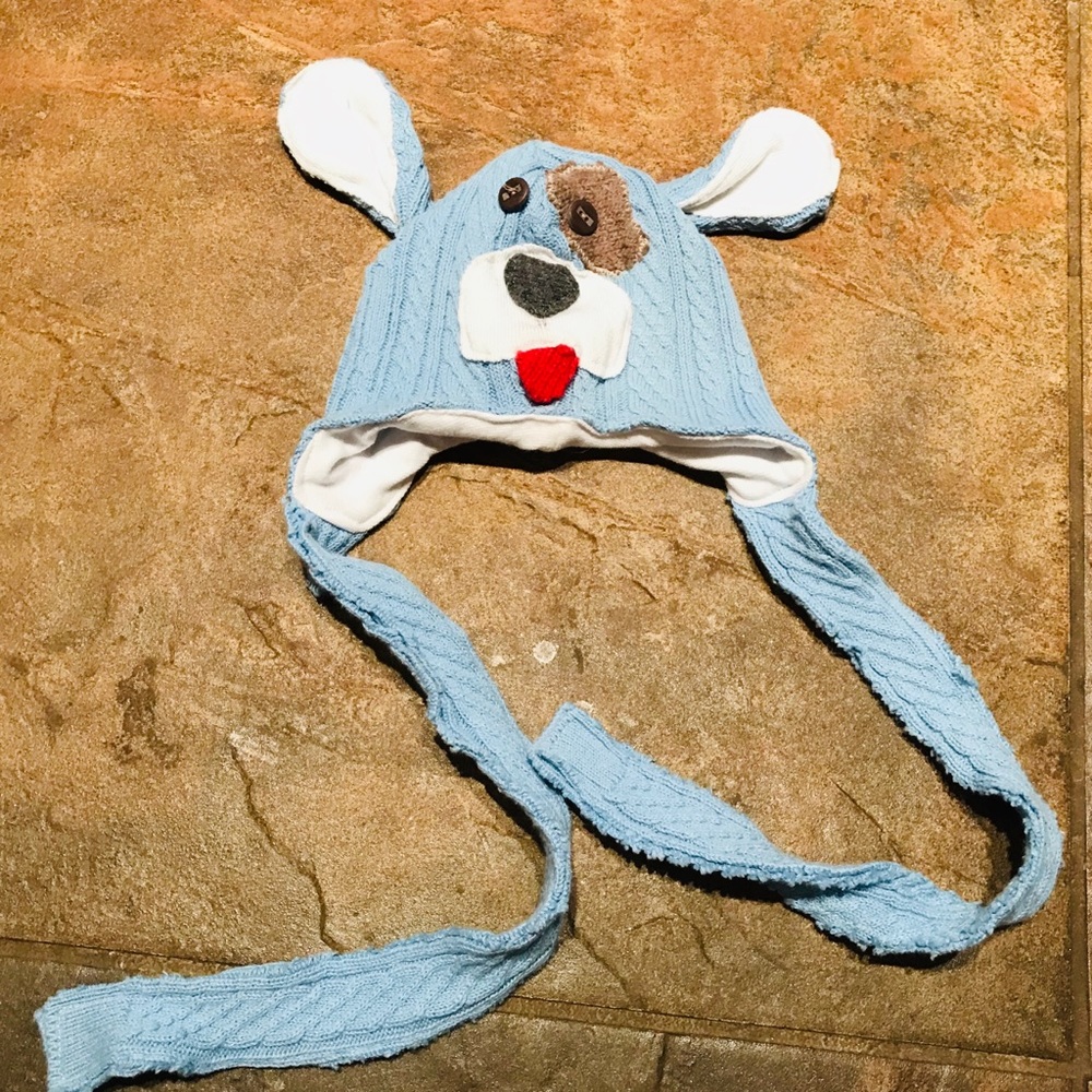 “Blues” Infant sized Dog  hat Photography Prop